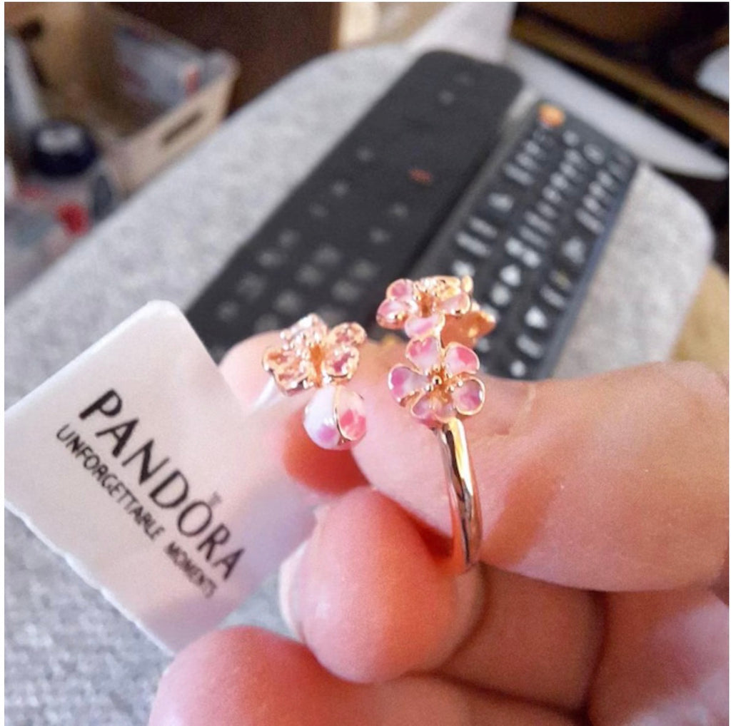 💍Bague Fleur PEACH – Édition Luxe (Rose)💍