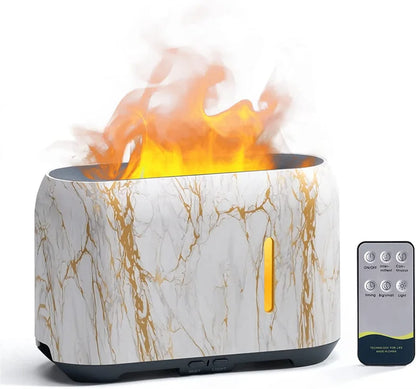 Hot Selling Aroma 7 Colors Flame Led Light air Humidifier 240Ml Flame Diffuser With Timer Set for Home